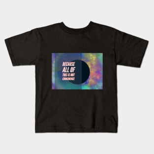 BTS DNA Lyrics - Because all of this is not a coincidence Kids T-Shirt